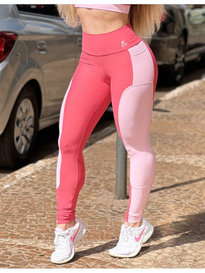 Conjunto Legging Confidence Pitaya Cintilante